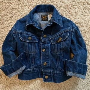 Vintage 90s Lee Rider Kids Denim Jacket